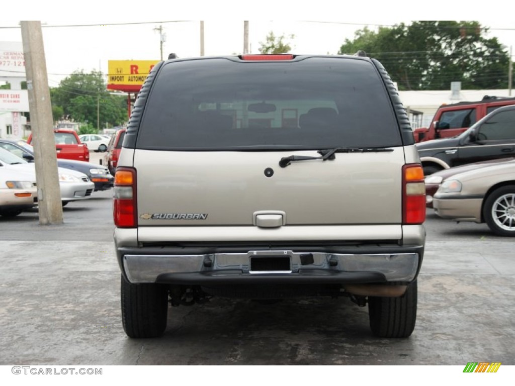 2003 Suburban 1500 LT - Light Pewter Metallic / Tan/Neutral photo #10