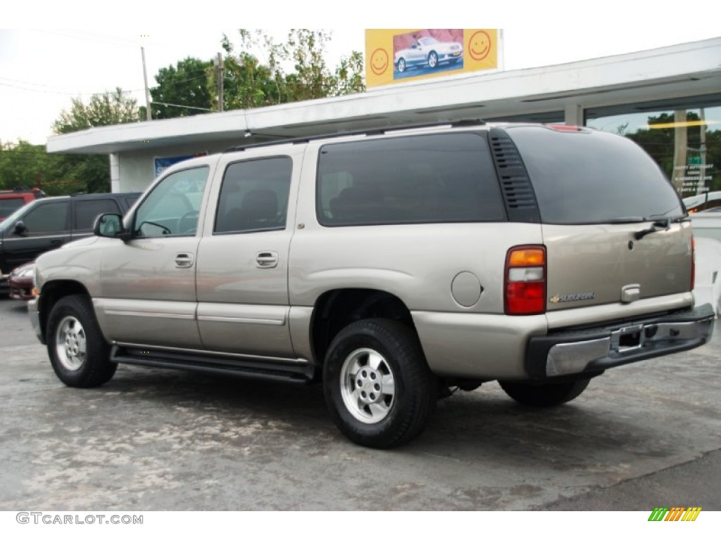 2003 Suburban 1500 LT - Light Pewter Metallic / Tan/Neutral photo #11