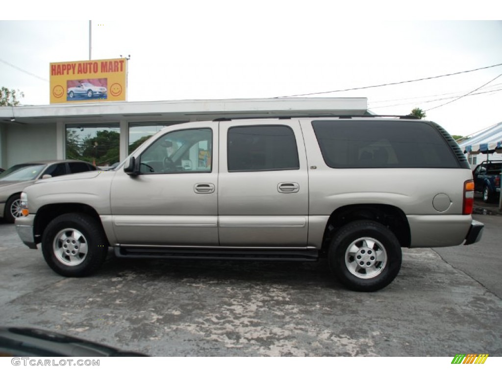 2003 Suburban 1500 LT - Light Pewter Metallic / Tan/Neutral photo #34