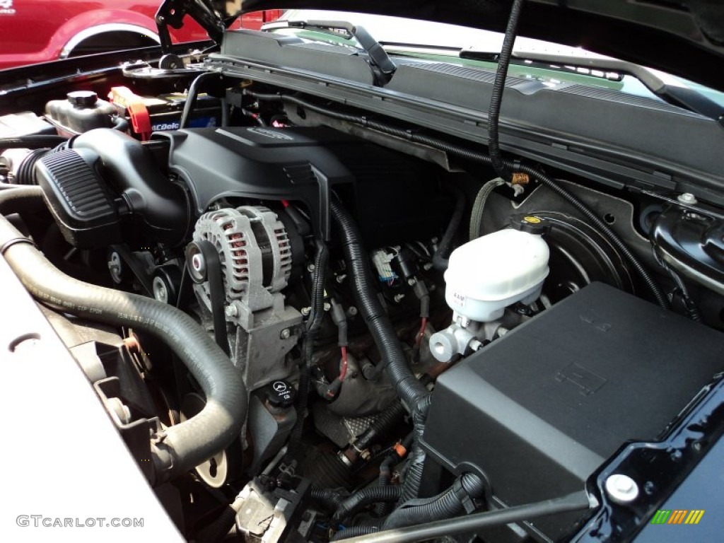2007 Chevrolet Silverado 1500 LT Regular Cab 4x4 5.3L Flex Fuel OHV 16V Vortec V8 Engine Photo #52084268