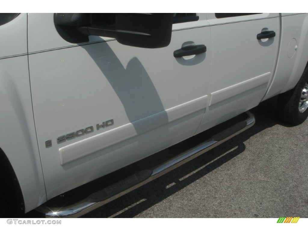 2007 Silverado 2500HD LT Crew Cab 4x4 - Summit White / Ebony photo #20