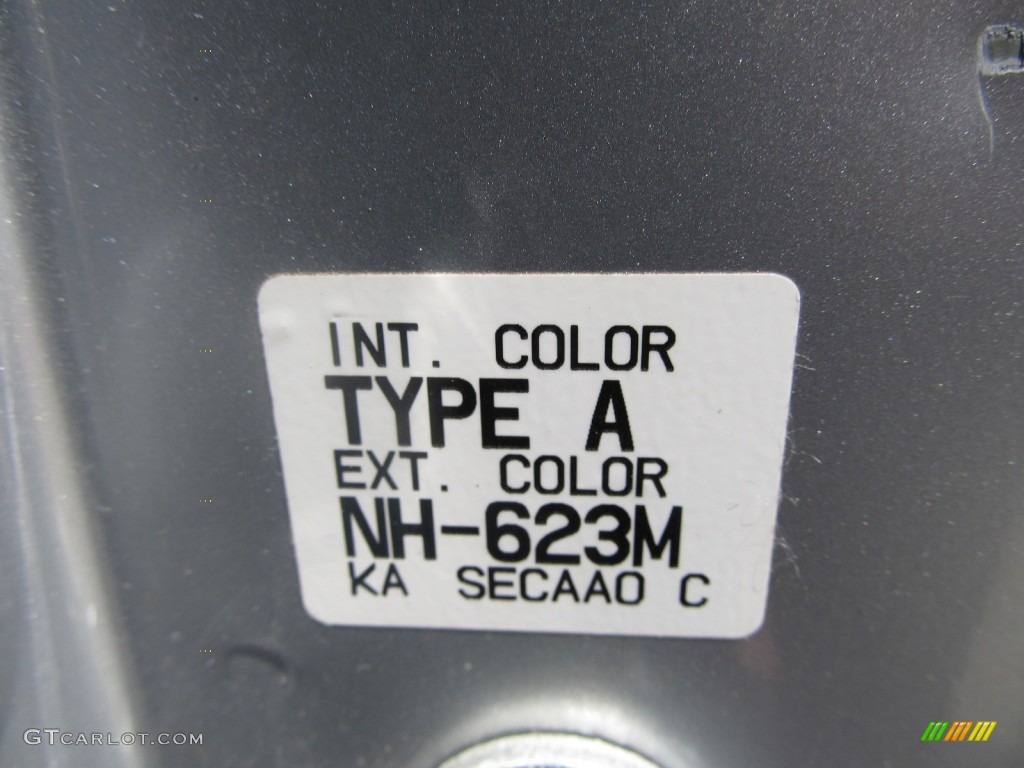 2004 TSX Color Code NH623M for Satin Silver Metallic Photo #52084445