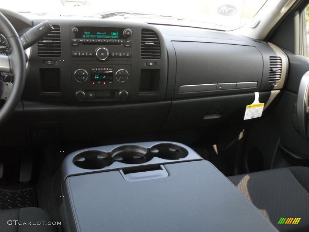 2011 Silverado 1500 LT Crew Cab - Blue Granite Metallic / Ebony photo #15