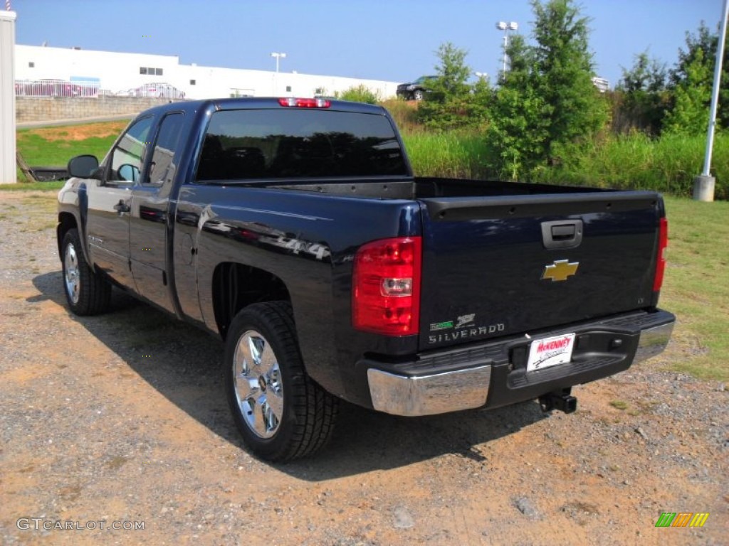 2011 Silverado 1500 LT Extended Cab 4x4 - Imperial Blue Metallic / Ebony photo #2