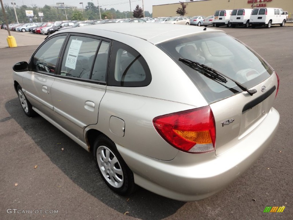 2002 Rio Cinco Hatchback - Light Silver / Gray photo #5
