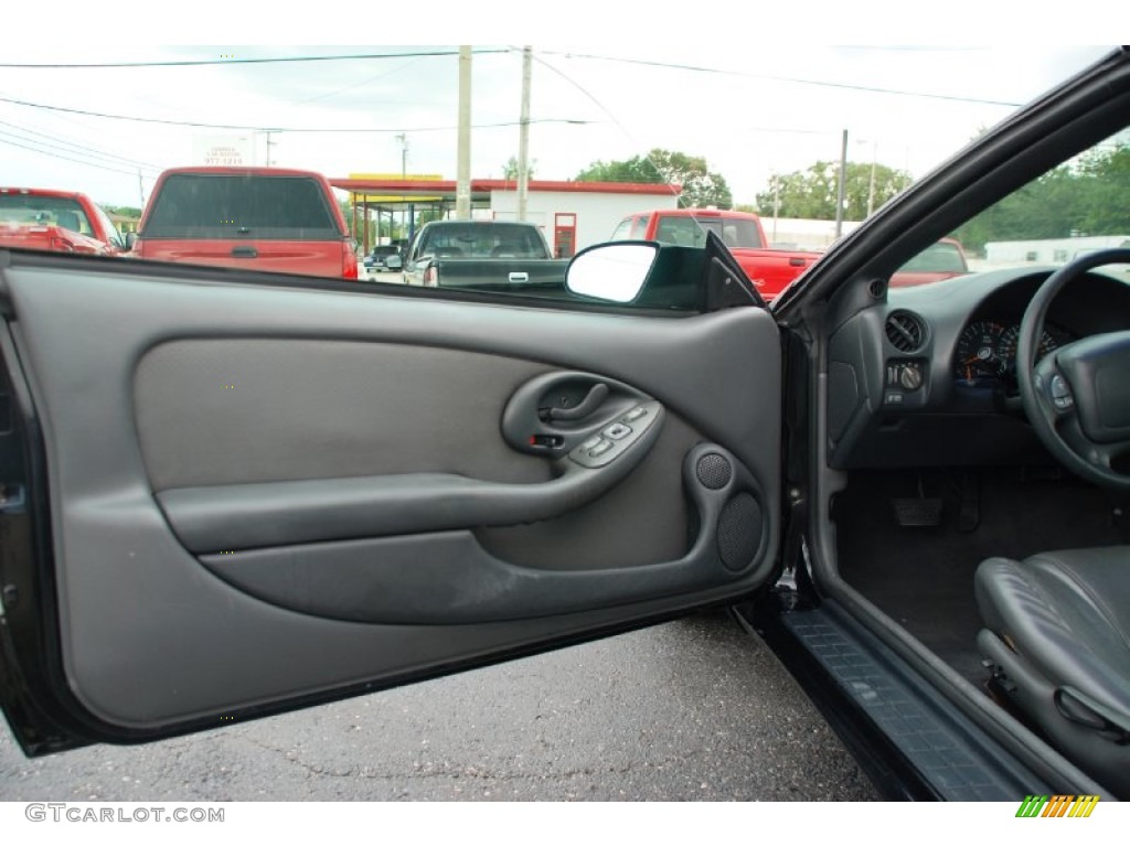1998 Pontiac Firebird Coupe Dark Pewter Door Panel Photo #52089020