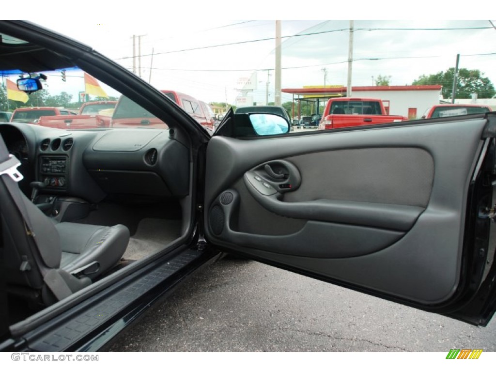 1998 Pontiac Firebird Coupe Dark Pewter Door Panel Photo #52089035