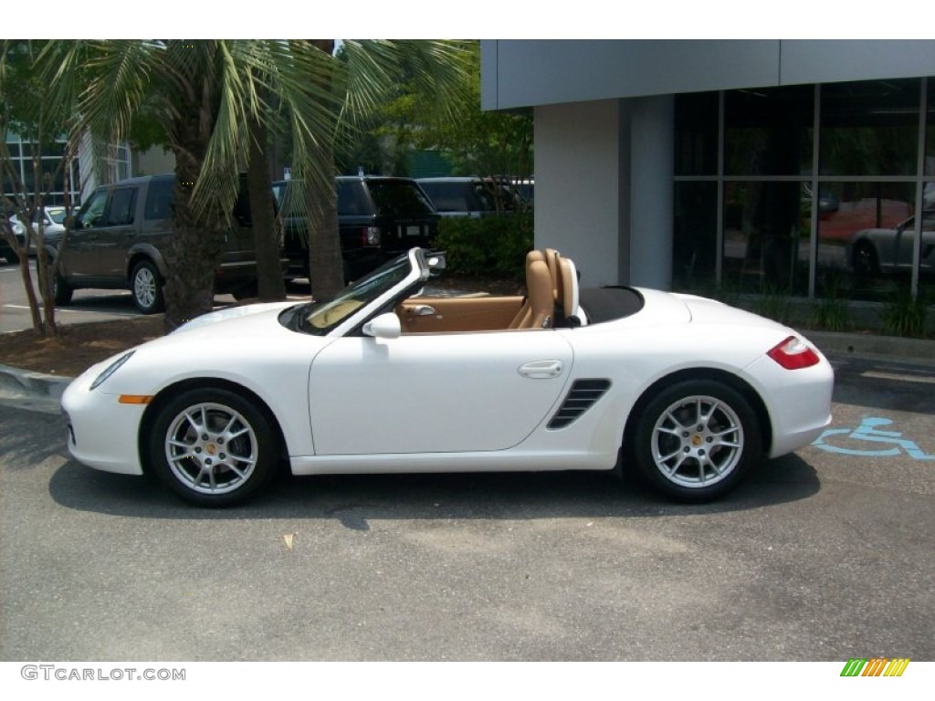 Carrara White 2008 Porsche Boxster Standard Boxster Model Exterior Photo #52089164