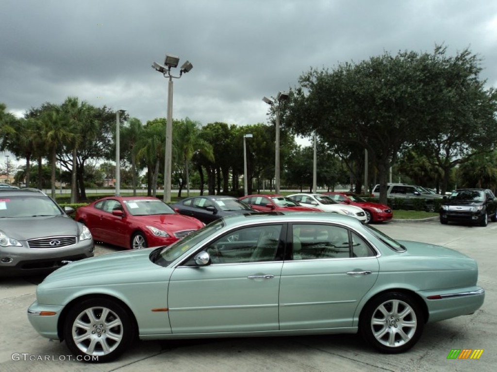 Seafrost Metallic 2004 Jaguar XJ Vanden Plas Exterior Photo #52089686