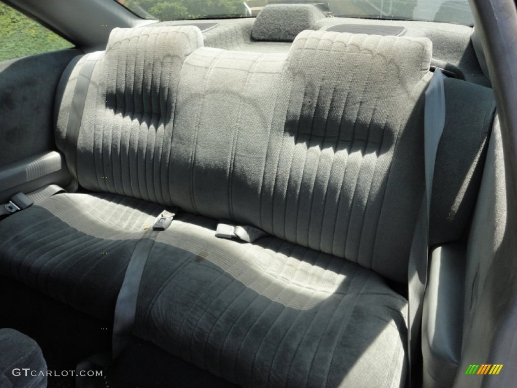 Gray Interior 1990 Pontiac Grand Prix LE Coupe Photo #52090211