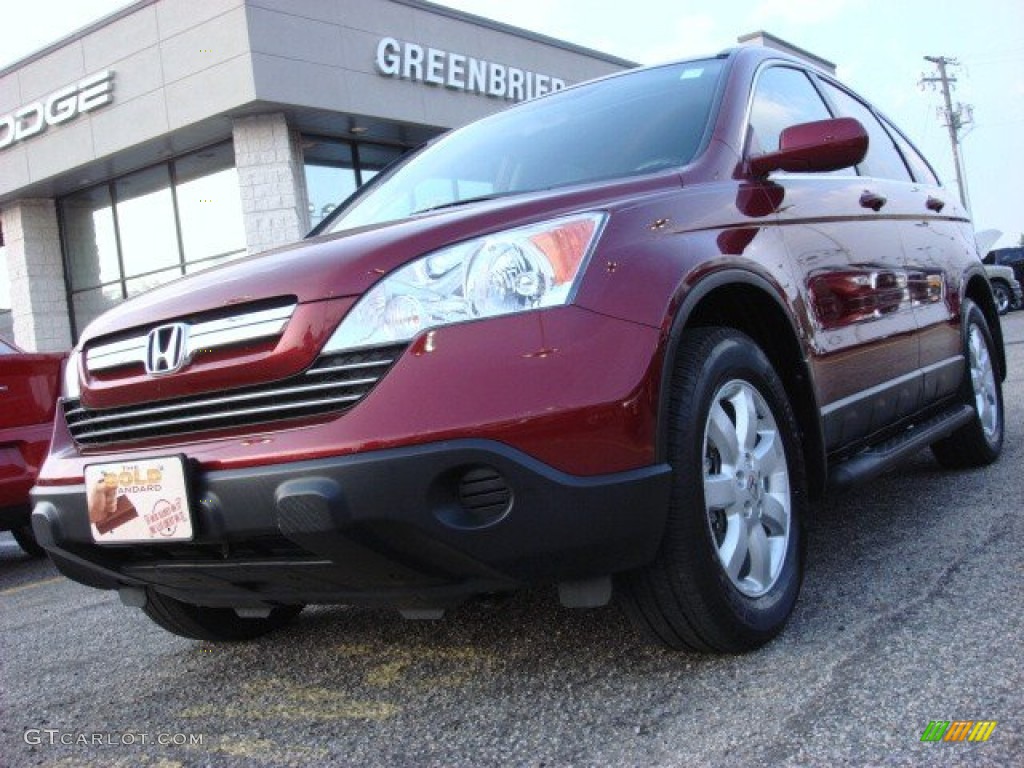 2009 CR-V EX-L - Tango Red Pearl / Gray photo #1