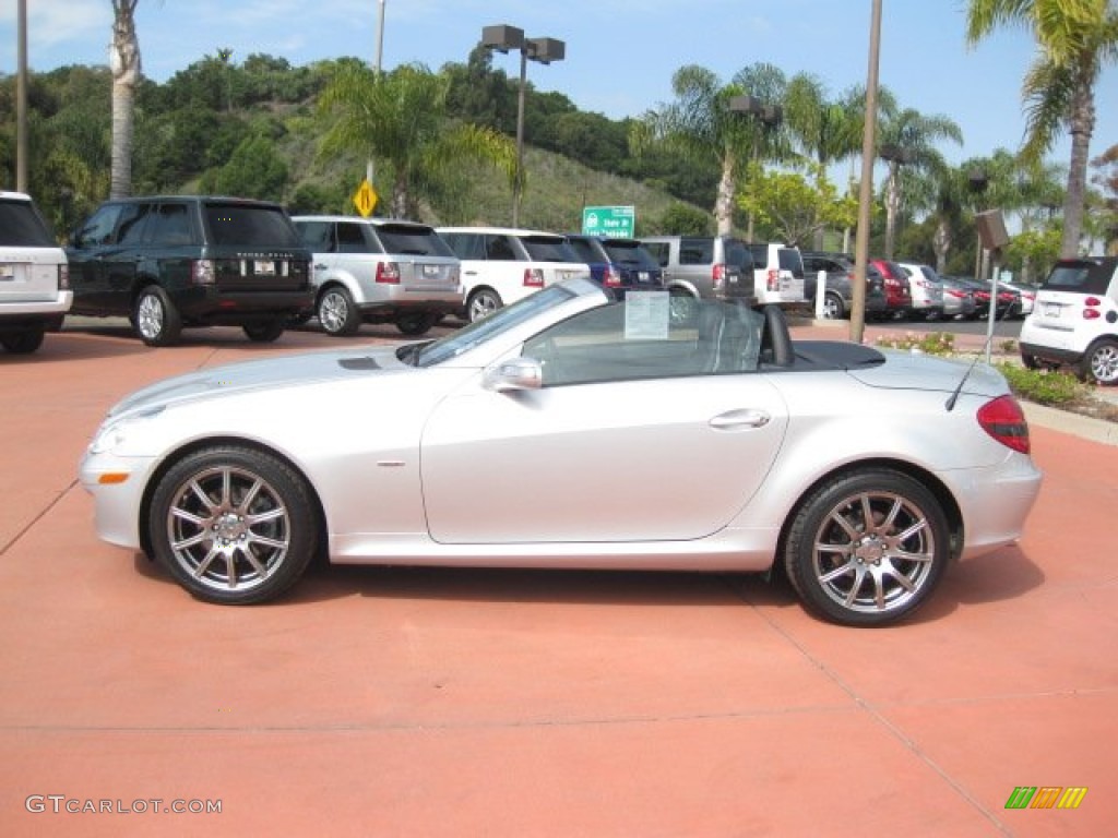 Iridium Silver Metallic 2008 Mercedes-Benz SLK 280 Edition 10 Roadster Exterior Photo #52092749