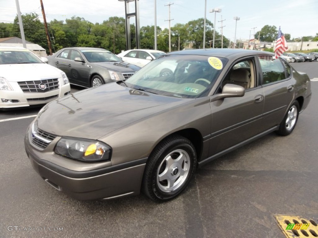 Bronzemist Metallic 2003 Chevrolet Impala Standard Impala Model Exterior Photo #52094288