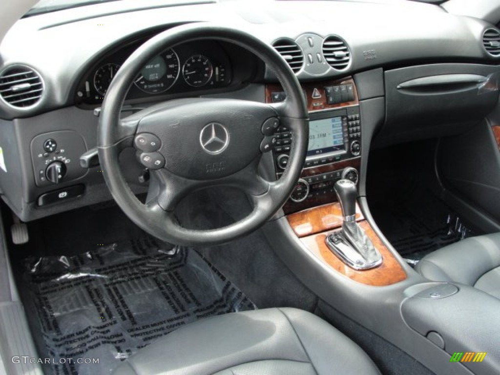 2005 Mercedes-Benz CLK 500 Coupe Charcoal Dashboard Photo #52094336