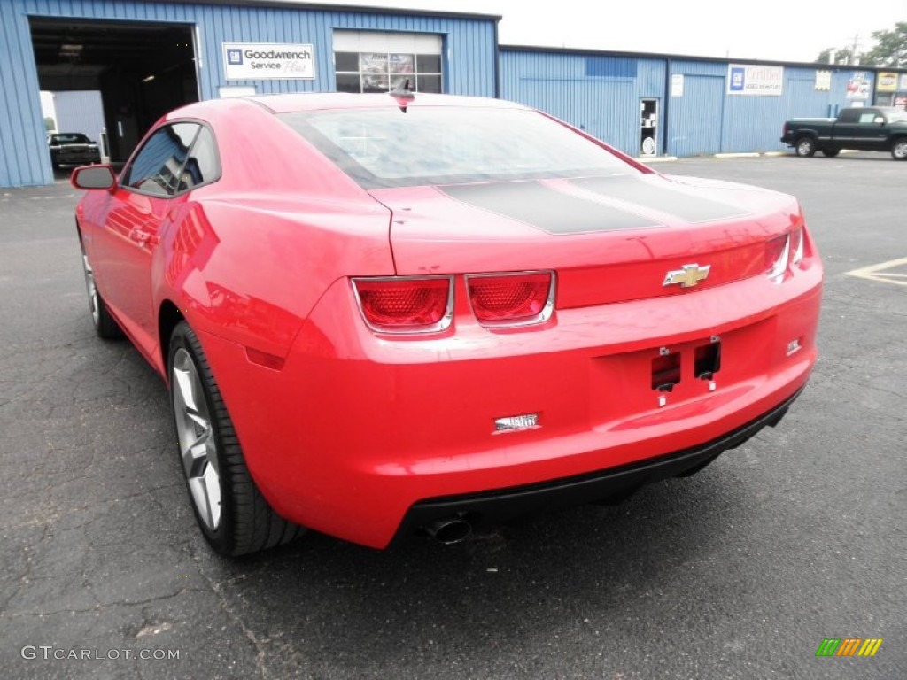 2010 Camaro LS Coupe - Victory Red / Black photo #16
