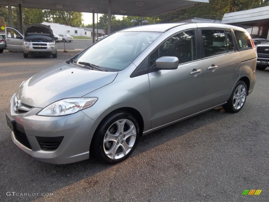 Liquid Silver Metallic 2010 Mazda MAZDA5 Sport Exterior Photo #52094720