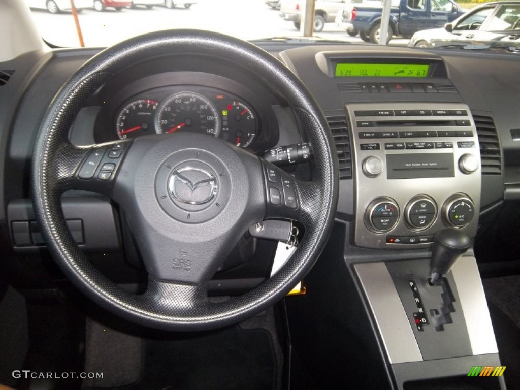 2010 Mazda MAZDA5 Sport Black Dashboard Photo #52094795