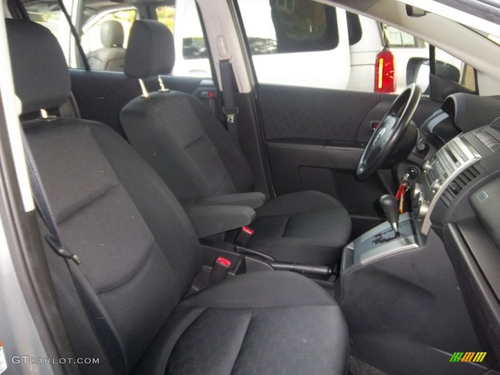 Black Interior 2010 Mazda MAZDA5 Sport Photo #52094840