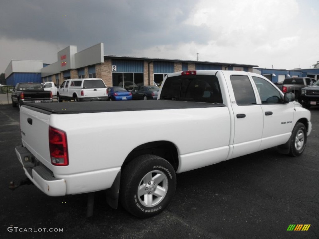 2002 Ram 1500 SLT Quad Cab - Bright White / Navy Blue photo #22