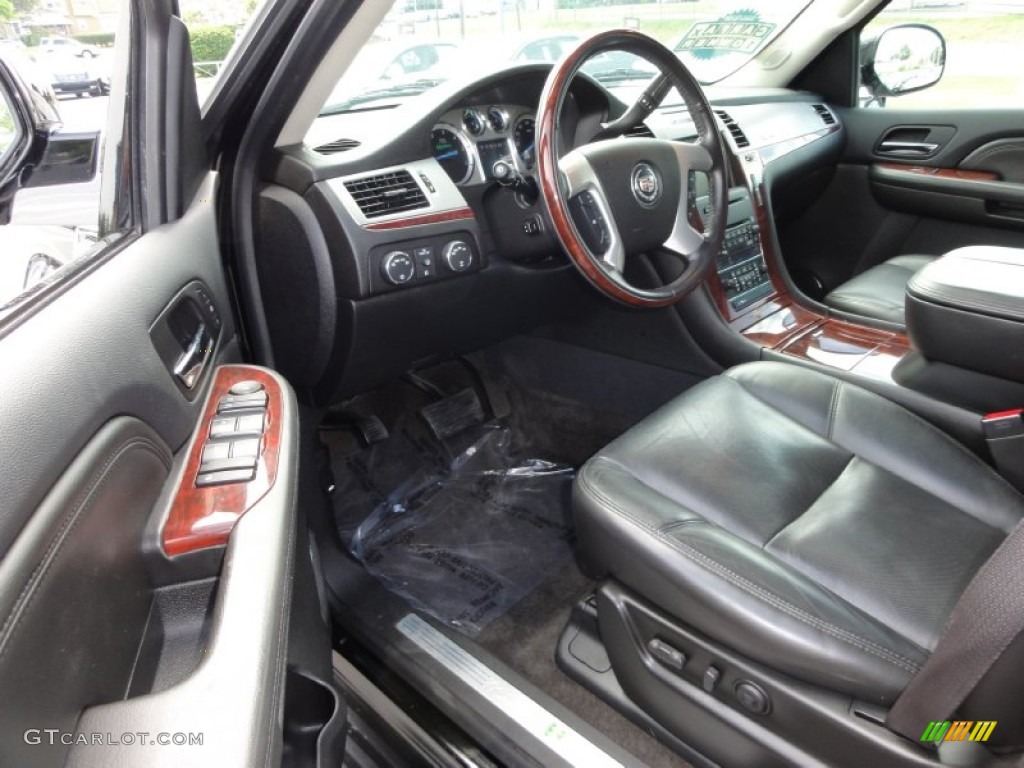Ebony/Ebony Interior 2009 Cadillac Escalade Hybrid AWD Photo #52096124