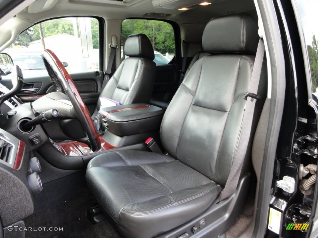 Ebony/Ebony Interior 2009 Cadillac Escalade Hybrid AWD Photo #52096190