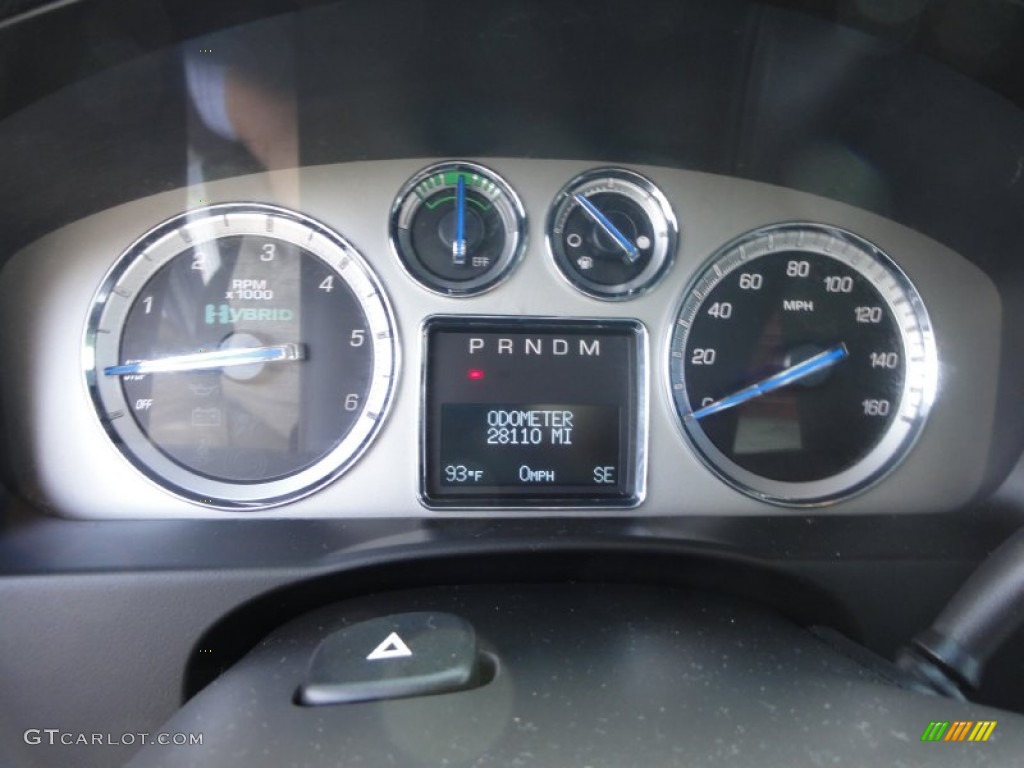 2009 Cadillac Escalade Hybrid AWD Gauges Photo #52096502