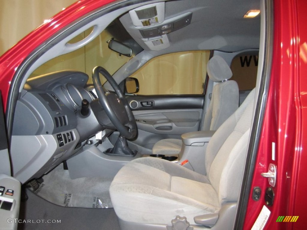 2007 Tacoma Access Cab 4x4 - Impulse Red Pearl / Graphite Gray photo #15