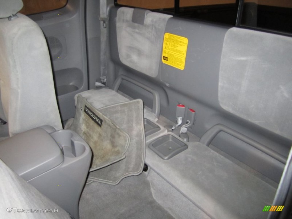 Graphite Gray Interior 2007 Toyota Tacoma Access Cab 4x4 Photo #52096628
