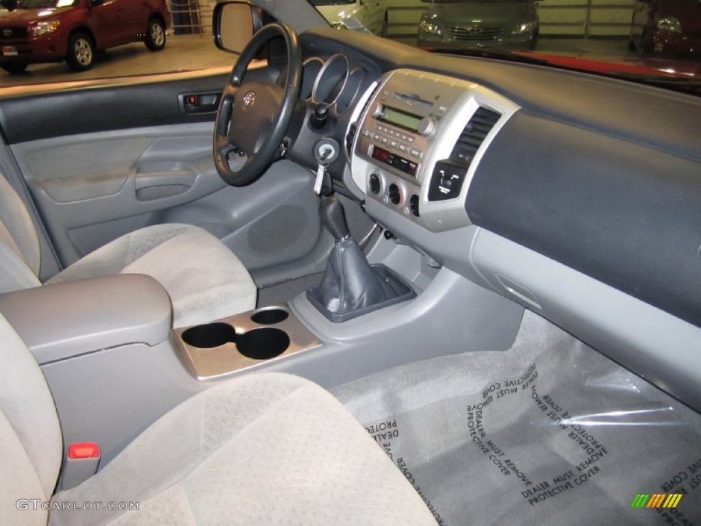 Graphite Gray Interior 2007 Toyota Tacoma Access Cab 4x4 Photo #52096658