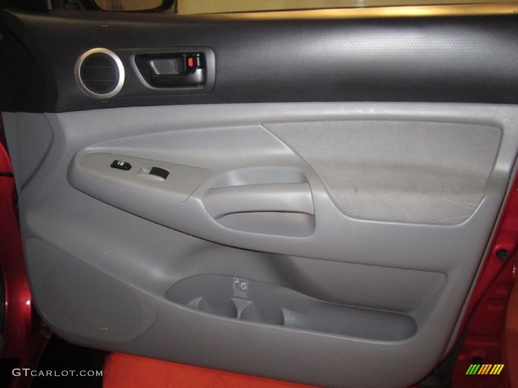 2007 Toyota Tacoma Access Cab 4x4 Graphite Gray Door Panel Photo #52096688