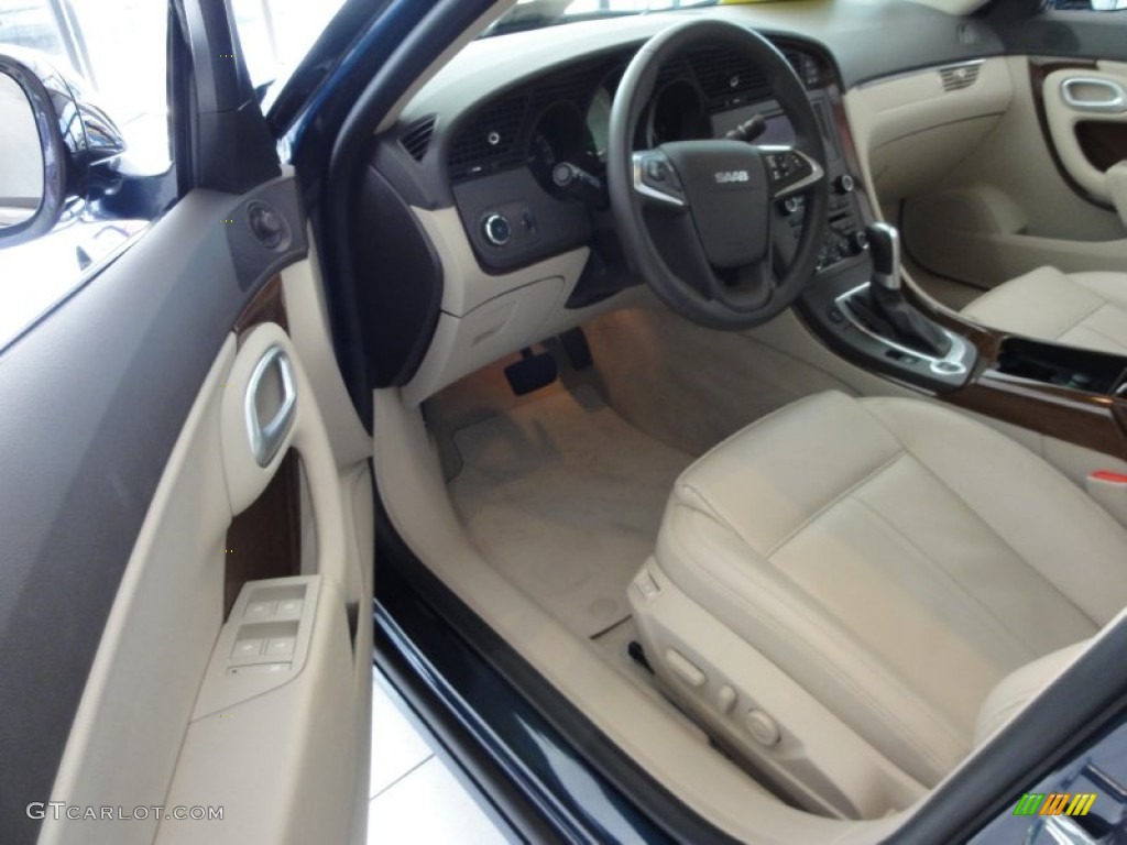 Parchment Interior 2011 Saab 9-5 Turbo4 Sedan Photo #52096871