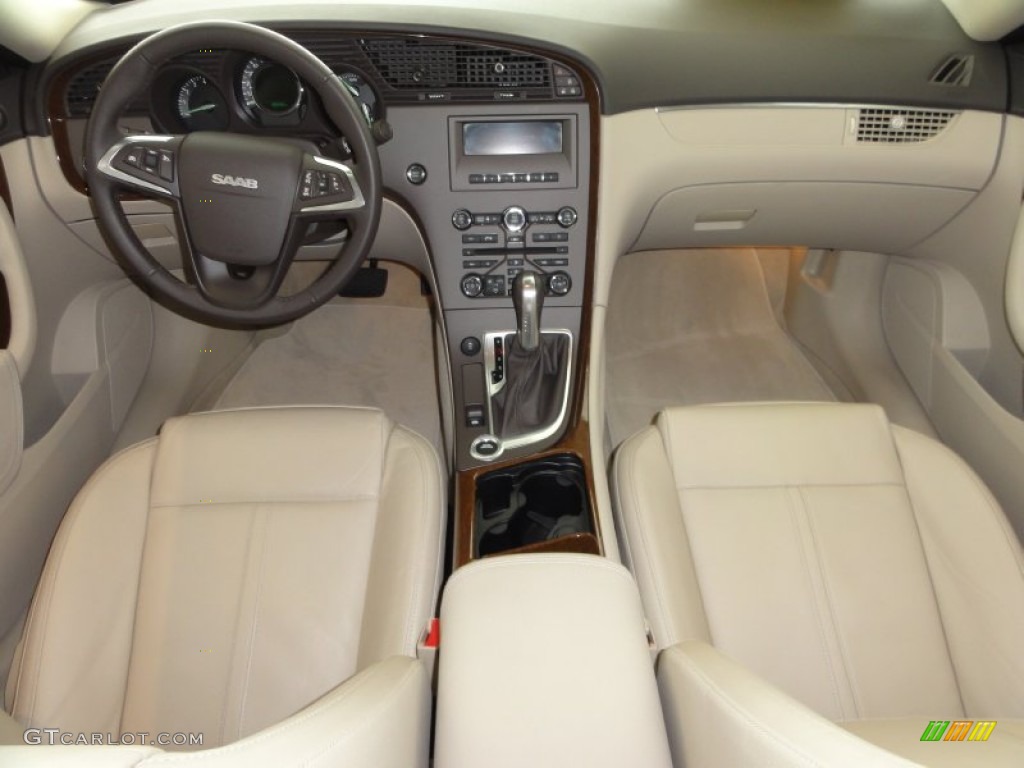 2011 Saab 9-5 Turbo4 Sedan Parchment Dashboard Photo #52096901
