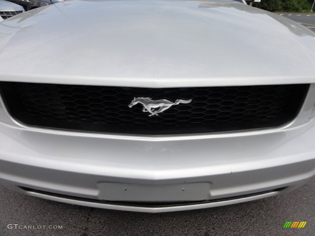 2005 Mustang V6 Deluxe Coupe - Satin Silver Metallic / Dark Charcoal photo #26