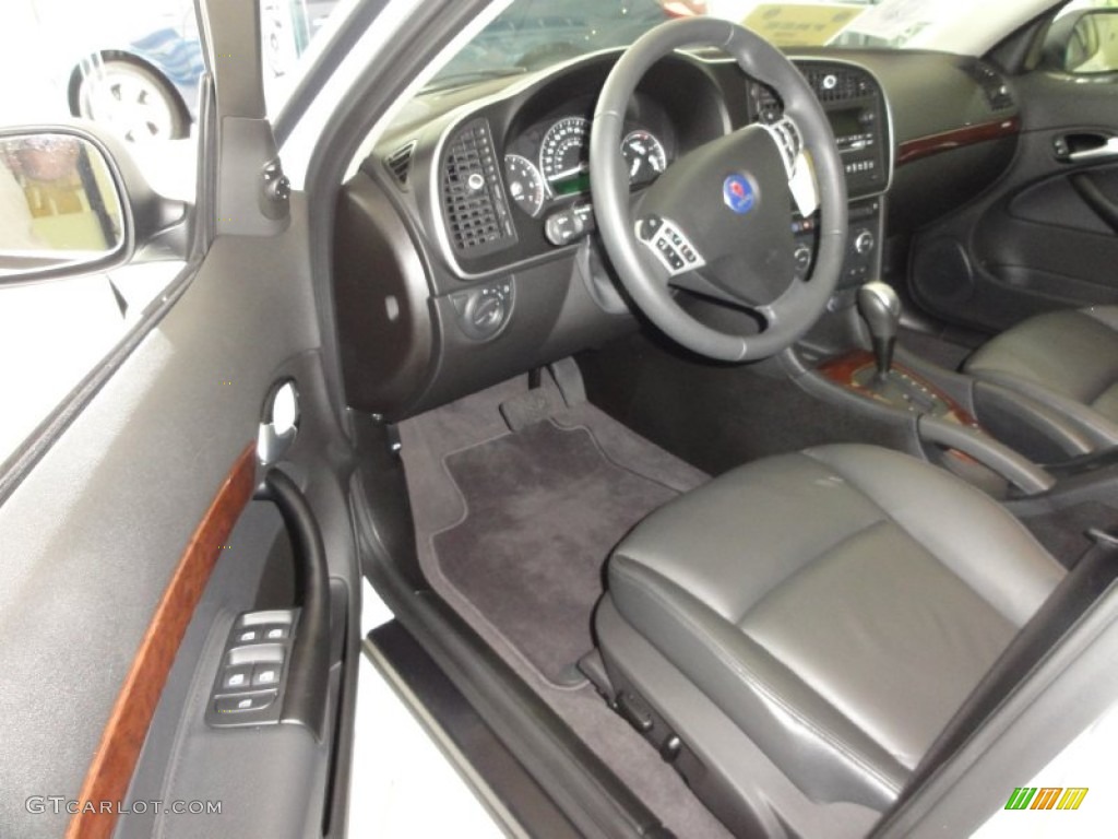 Black Interior 2011 Saab 9-3 2.0T Sport Sedan Photo #52097222
