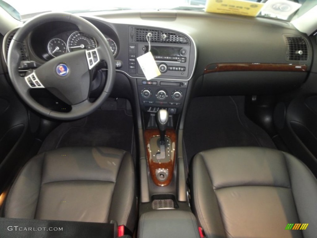 2011 Saab 9-3 2.0T Sport Sedan Black Dashboard Photo #52097249