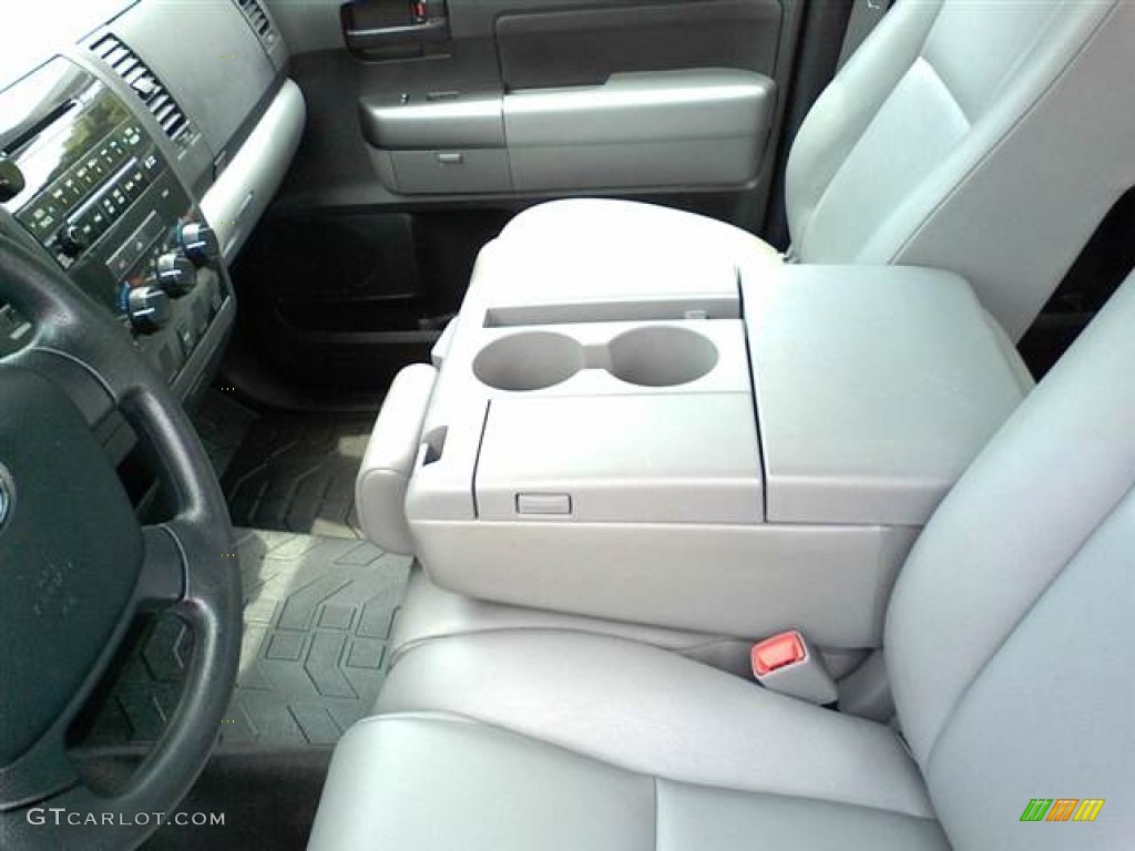 2011 Tundra Double Cab - Super White / Graphite Gray photo #13