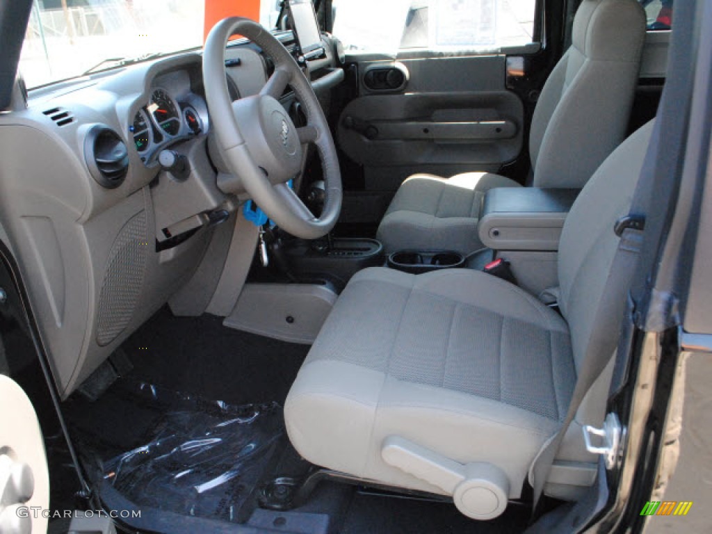 Dark Slate Gray/Medium Slate Gray Interior 2007 Jeep Wrangler Rubicon 4x4 Photo #52098284