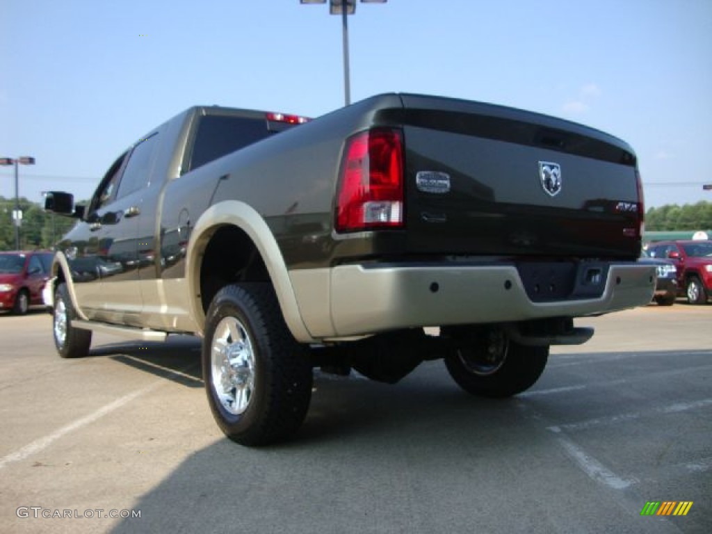 Sagebrush Pearl 2011 Dodge Ram 2500 HD Laramie Longhorn Mega Cab 4x4 Exterior Photo #52098479