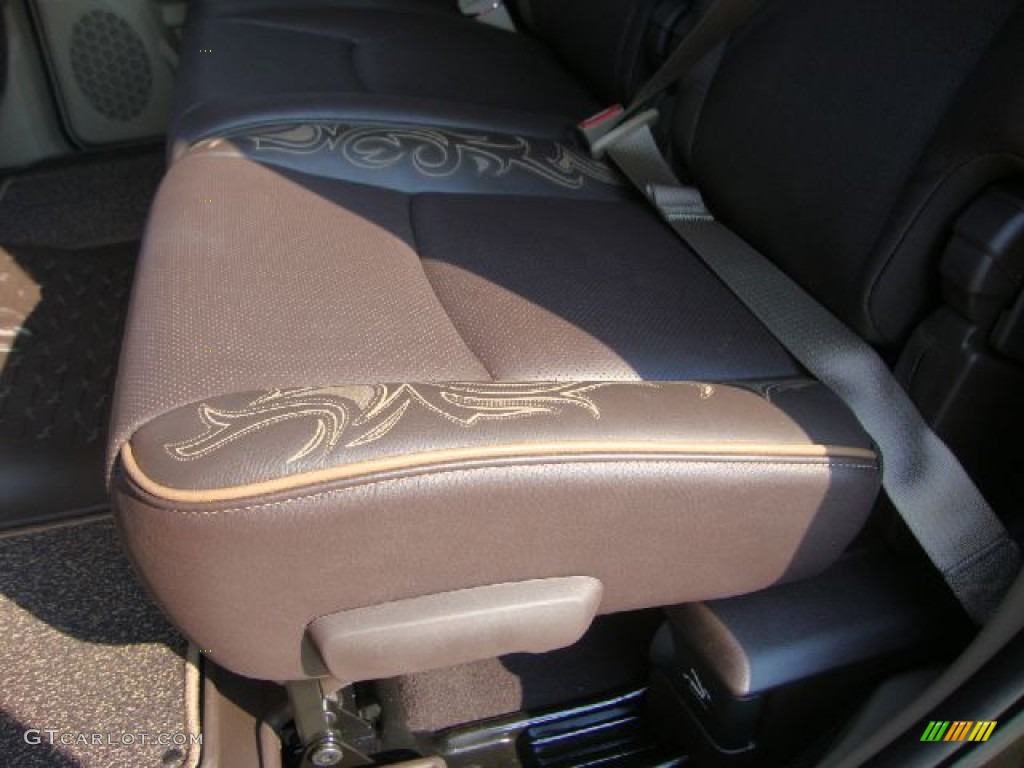 Light Pebble Beige/Bark Brown Interior 2011 Dodge Ram 2500 HD Laramie Longhorn Mega Cab 4x4 Photo #52098575