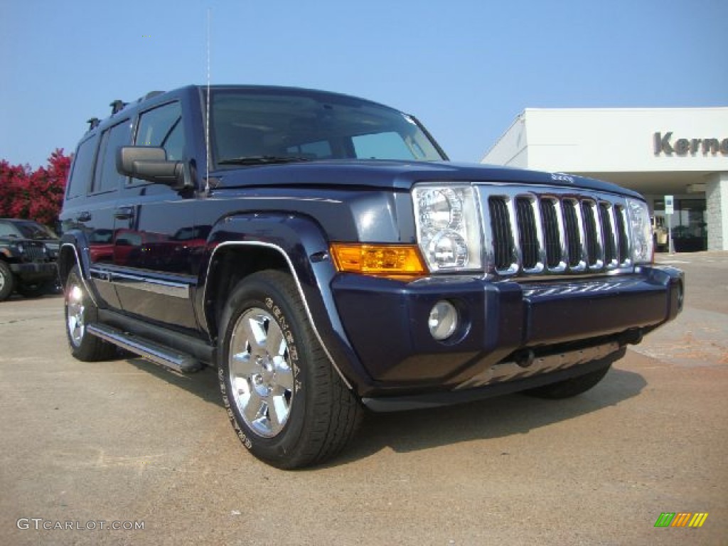 2006 Commander Limited 4x4 - Midnight Blue Pearl / Dark Slate Gray/Light Graystone photo #1