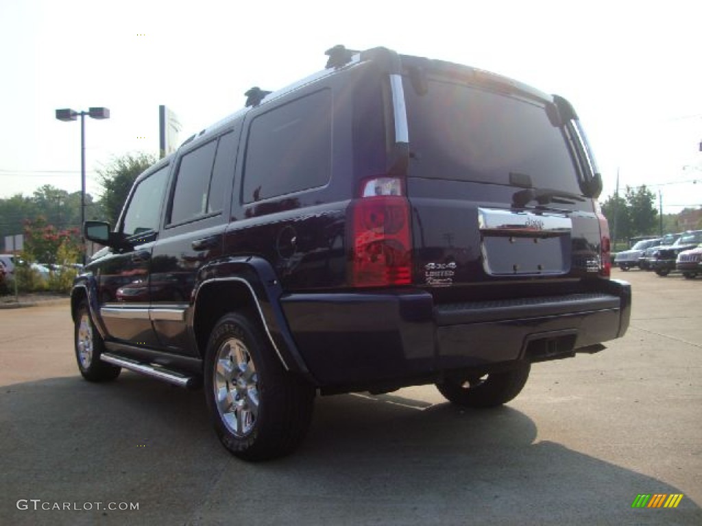 2006 Commander Limited 4x4 - Midnight Blue Pearl / Dark Slate Gray/Light Graystone photo #5