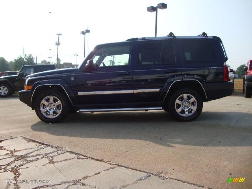 2006 Commander Limited 4x4 - Midnight Blue Pearl / Dark Slate Gray/Light Graystone photo #6