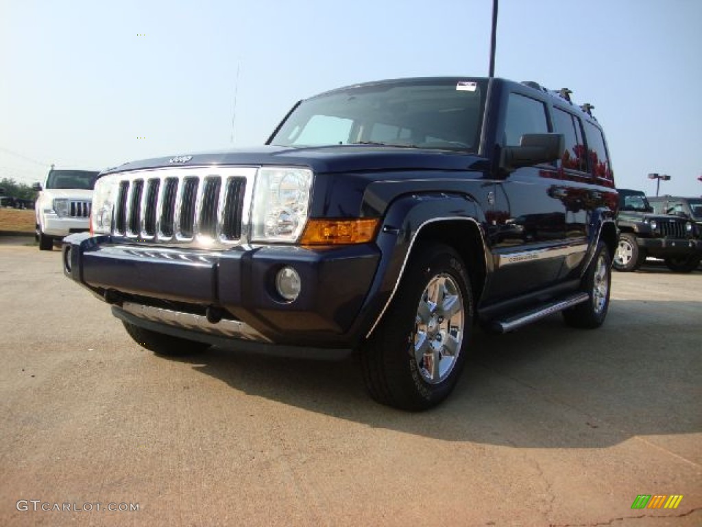 2006 Commander Limited 4x4 - Midnight Blue Pearl / Dark Slate Gray/Light Graystone photo #7