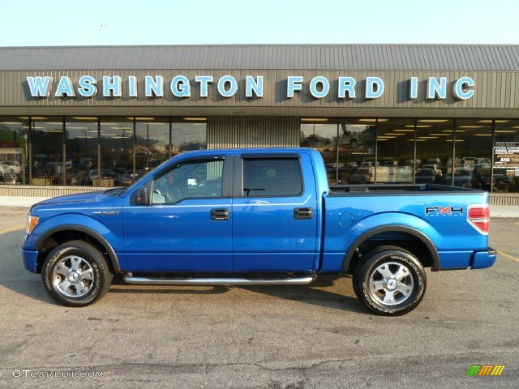 2010 F150 FX4 SuperCrew 4x4 - Blue Flame Metallic / Black photo #1