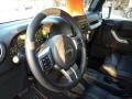 Black/Dark Olive Steering Wheel Photo for 2011 Jeep Wrangler Unlimited #52100951