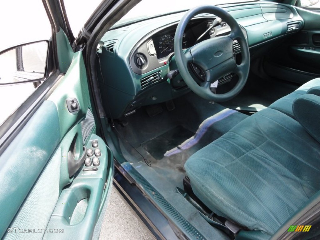 1995 Taurus GL Sedan - Midnight Teal Metallic / Green photo #13