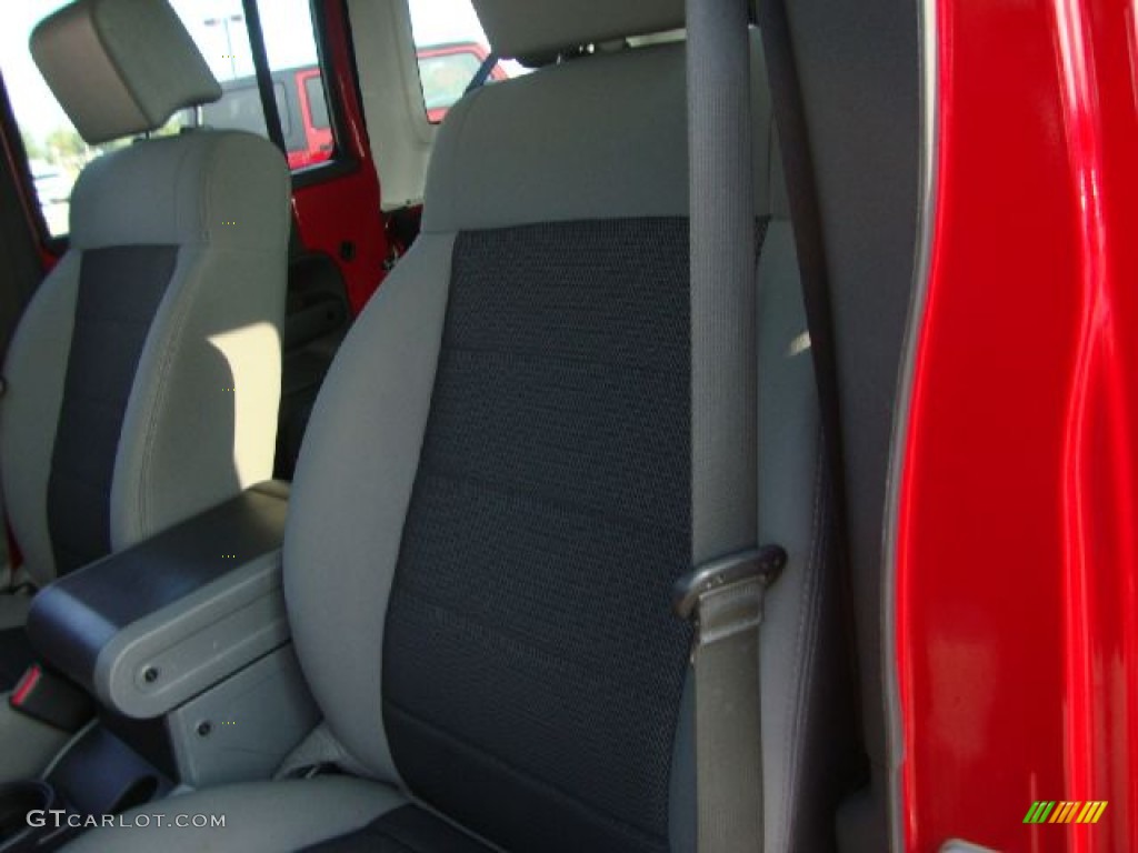 Dark Slate Gray/Medium Slate Gray Interior 2010 Jeep Wrangler Unlimited Sport 4x4 Right Hand Drive Photo #52102310