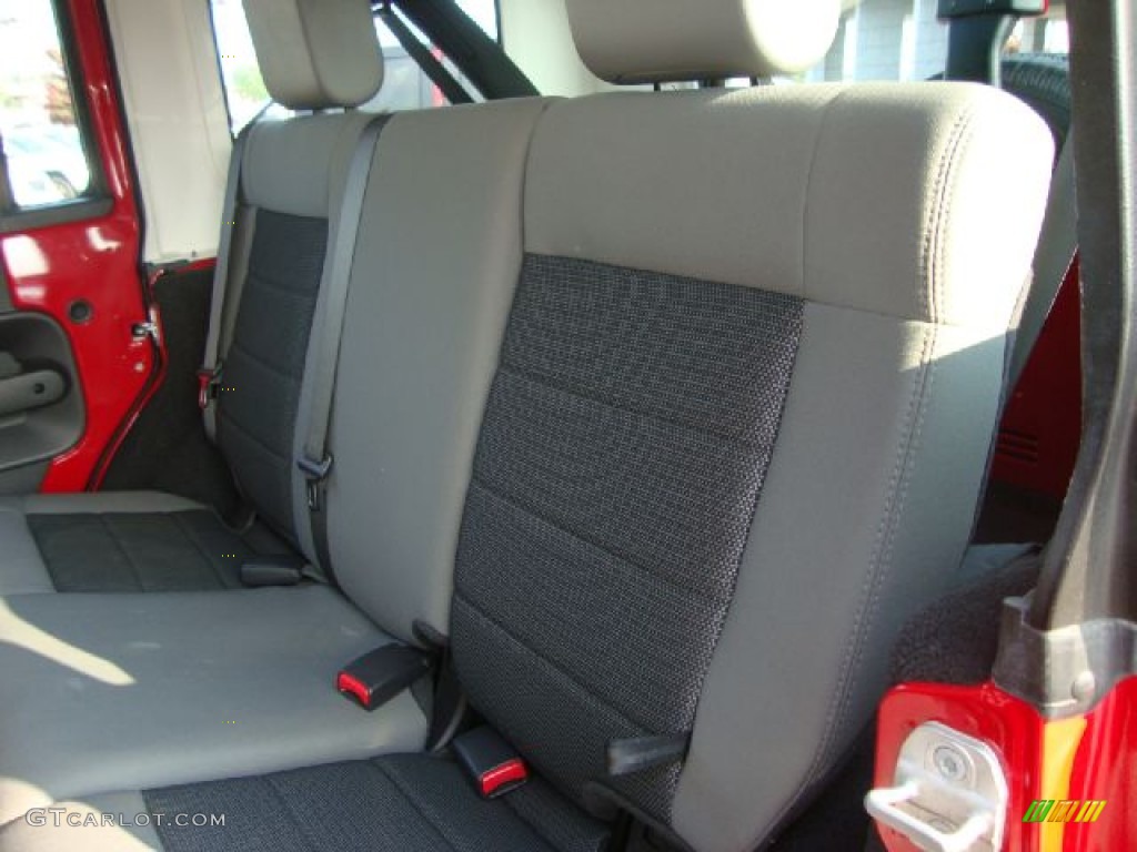 Dark Slate Gray/Medium Slate Gray Interior 2010 Jeep Wrangler Unlimited Sport 4x4 Right Hand Drive Photo #52102337