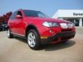 2008 Crimson Red BMW X3 3.0si  photo #1