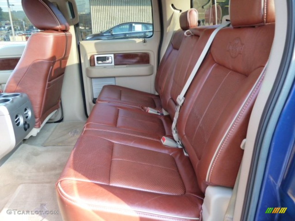 2009 F150 King Ranch SuperCrew 4x4 - Dark Blue Pearl Metallic / Chaparral Leather/Camel photo #11
